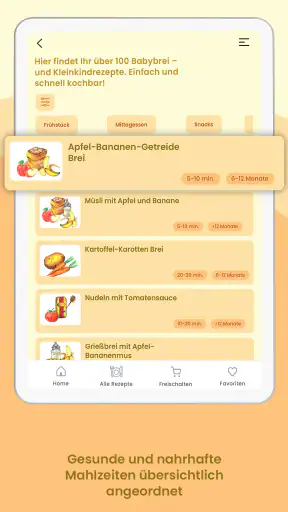 Baby Cuisine – Brei Rezepte screenshot 12
