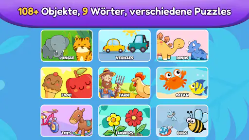 Baby Puzzle Spiele zum Lernen screenshot