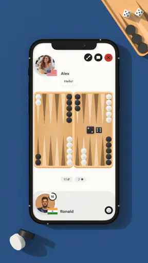 Backgammon Online screenshot