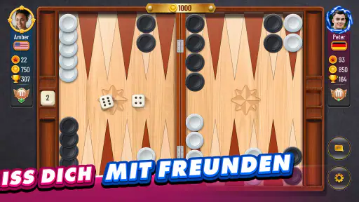Backgammon Plus: Brettspiele screenshot