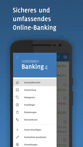Banking4 Home screenshot