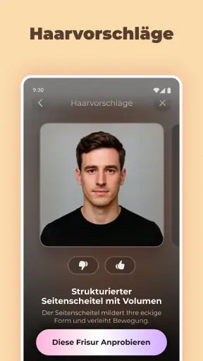 Beautify: KI-Frisuren, Make-up screenshot