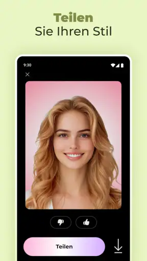 Beautify: KI-Frisuren, Make-up screenshot