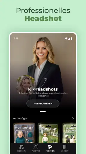 Beautify: KI-Frisuren, Make-up screenshot