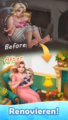 Beauty Tiles: Story&Makeover screenshot