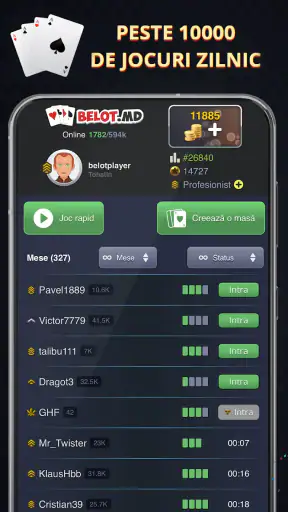 Belot.md - Moldova Belot screenshot