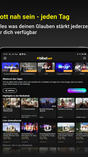 Bibel TV App screenshot 9