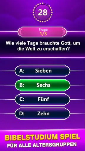 Bible Trivia - Wort Quiz Spiel screenshot 11