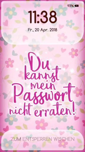 Bildschirm Sperren Passwort screenshot
