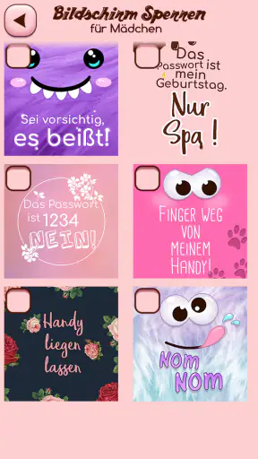 Bildschirm Sperren Passwort screenshot