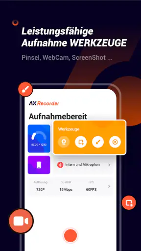 Bildschirmaufnahme: AXRecorder screenshot