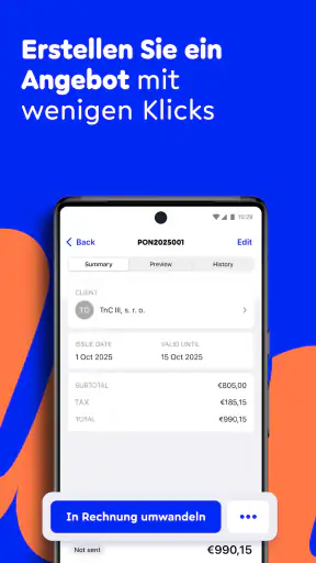 Billdu - Rechnung Schreiben screenshot