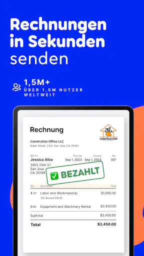 Billdu - Rechnung Schreiben screenshot 9