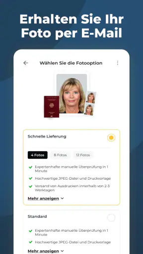 Passbilder App für Deutschland screenshot 11