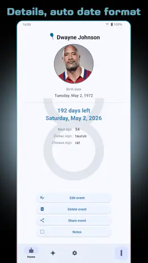 Birday - Birthday Manager screenshot