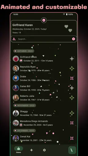 Birday - Birthday Manager screenshot
