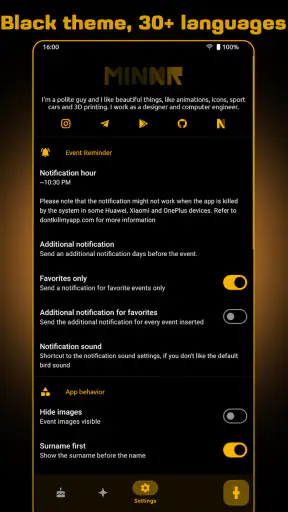 Birday - Birthday Manager screenshot