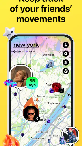 Blink — friends location screenshot