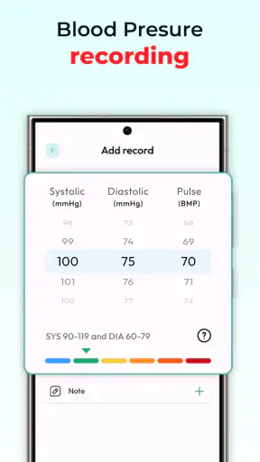 Blood Pressure Log: BP Monitor screenshot