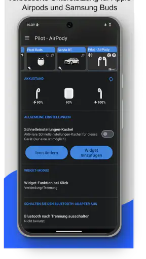 Bluetooth Widgets | Kopfhörer screenshot