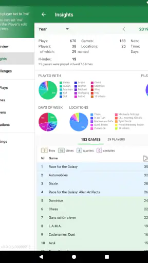 Board Game Stats screenshot 10