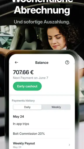 Bolt Driver: Fahre & Verdiene screenshot
