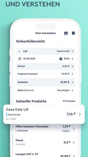 Bonsy Bon Scan & Haushaltsbuch screenshot 3