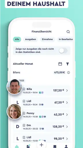 Bonsy Bon Scan & Haushaltsbuch screenshot 4