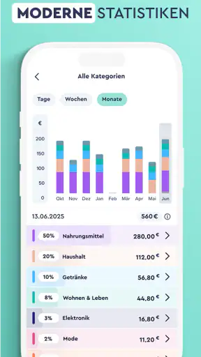 Bonsy Bon Scan & Haushaltsbuch screenshot 5