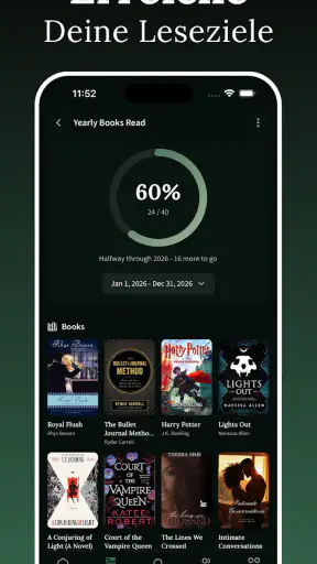 BookPine: Buch-Tracker & Stats screenshot