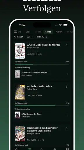 BookPine: Buch-Tracker & Stats screenshot
