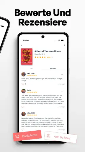 Bookshelf-Virtuelle Bibliothek screenshot