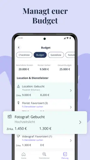 Bridebook - Hochzeitsplaner screenshot