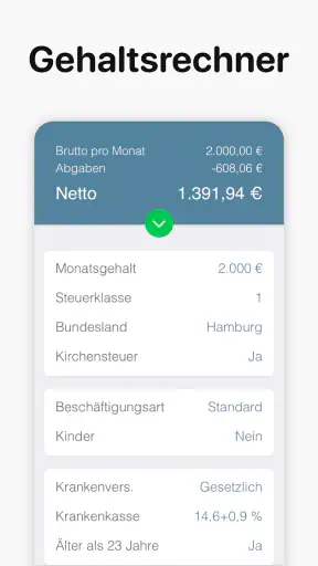 Bruno - Brutto Netto Rechner screenshot 1