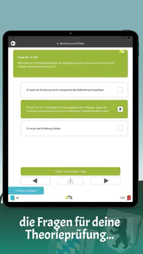 Büffeln Fischerprüfungen screenshot 10