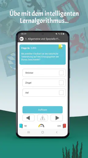 Büffeln Fischerprüfungen screenshot