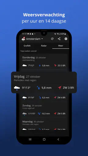 Buienalarm-Wetter & Regenradar screenshot