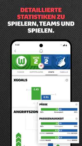 Bundesliga App Fussball News screenshot