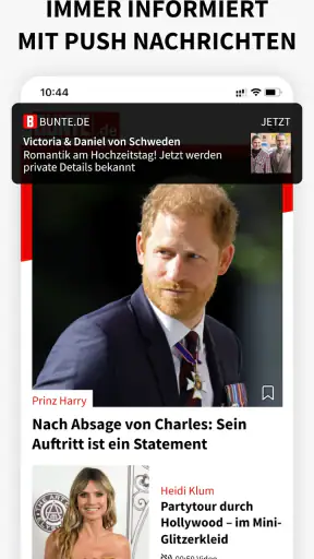 BUNTE.de - Stars & Royals News screenshot