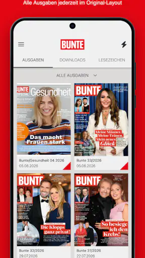 BUNTE Magazin screenshot