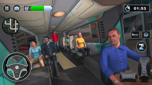 Bus Simulator : 3D Bus Games screenshot 10