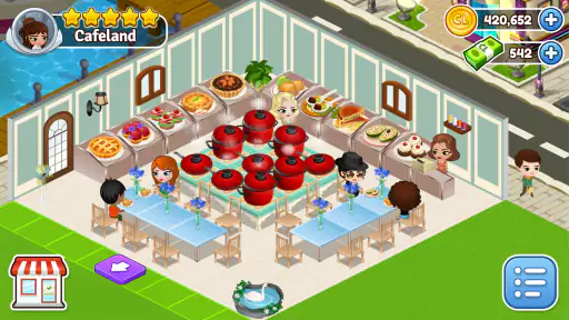 Cafeland - Restaurantspiel screenshot