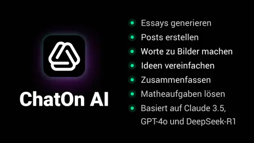 ChatOn - KI-Chat auf Deutsch screenshot 9