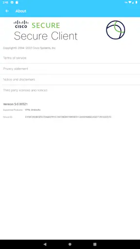 Cisco Secure Client-AnyConnect screenshot 12