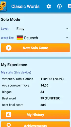 Classic Words auf Deutsch screenshot 12