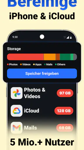 Clean Manager: Speicherplatz screenshot