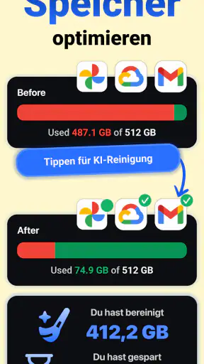 Clean Manager: Speicherplatz screenshot