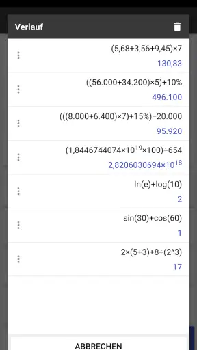 ClevCalc - Taschenrechner screenshot