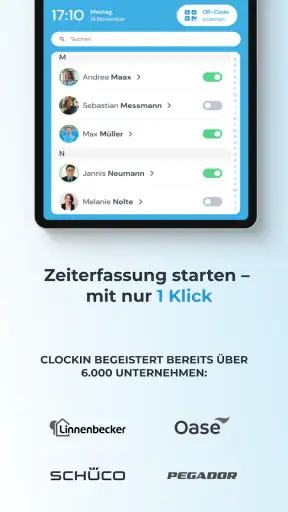clockin – Zeiterfassung screenshot 10