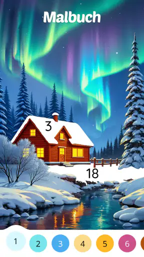 Color Aura: Paint by number screenshot